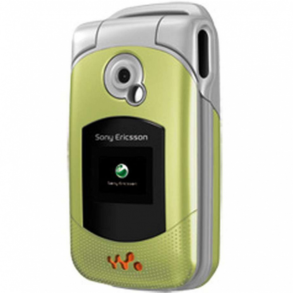 sony ericsson green flip phone